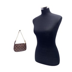 Louis Vuitton Brown Damier Ebene Mini Pochette Accessoires Pouch Bag