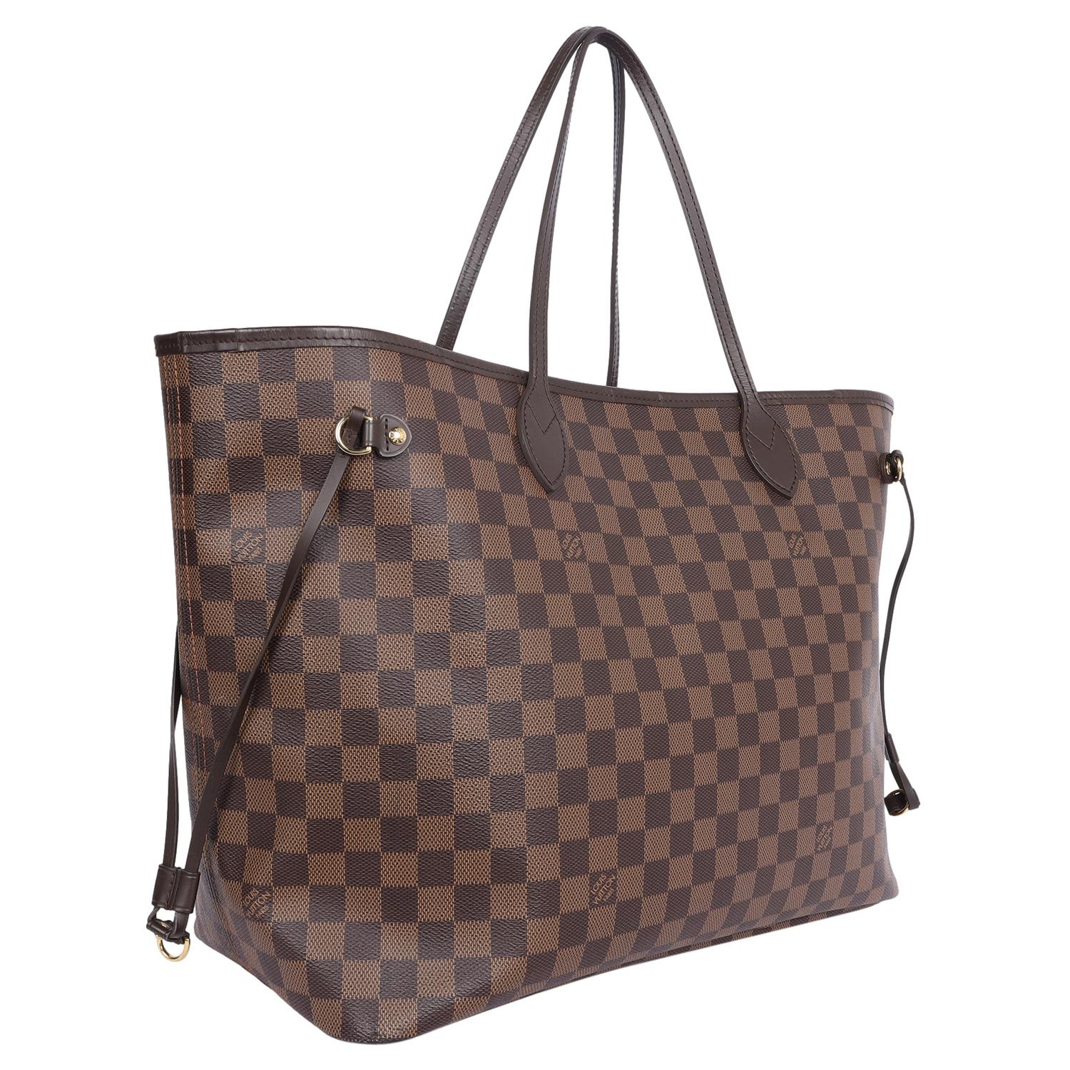 Louis Vuitton Brown Damier Ebene Neverfull GM Tote 3