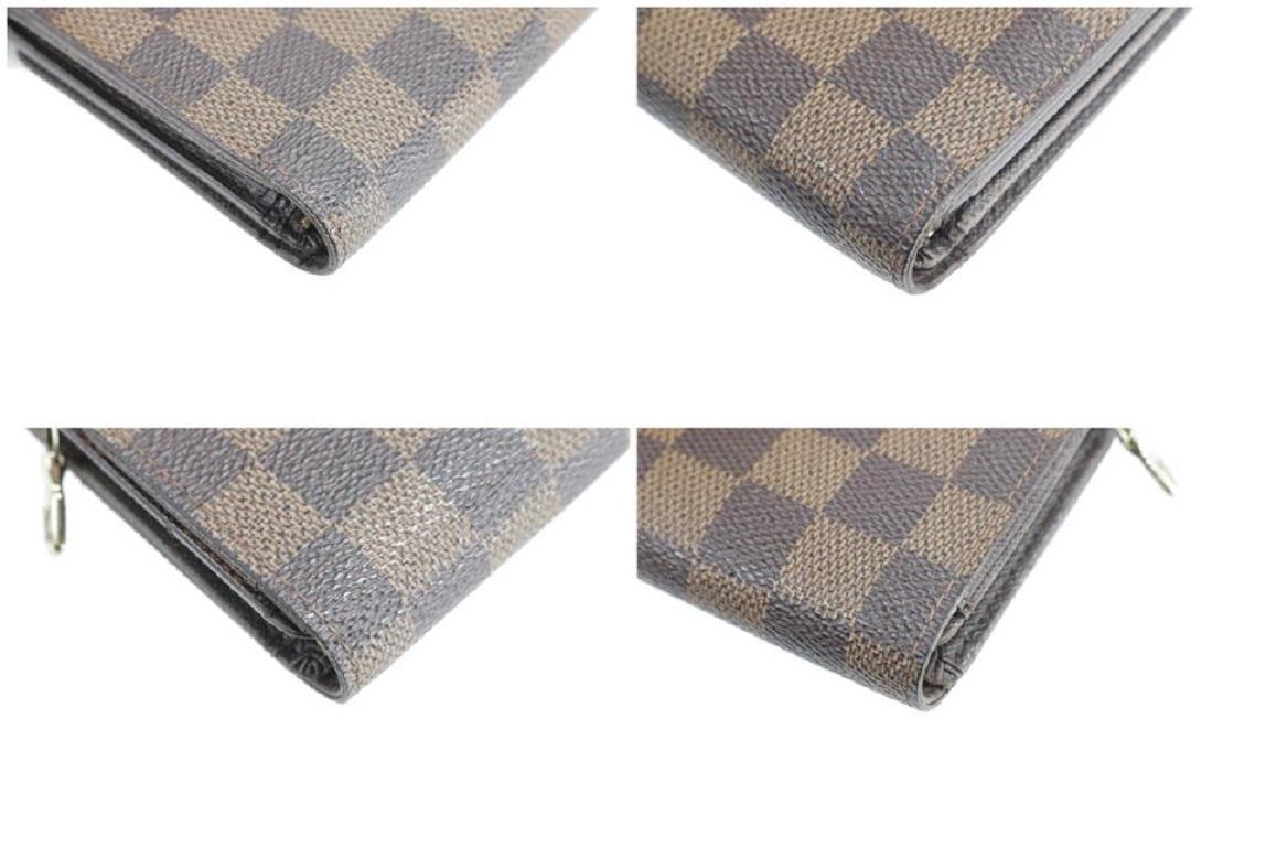 Louis Vuitton Brown Damier Ebene Snap 20lk0116 Wallet For Sale 3
