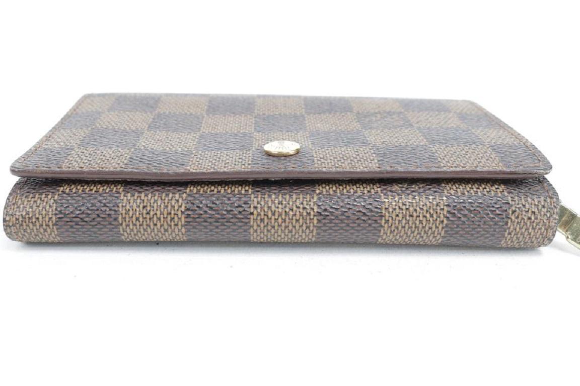 Louis Vuitton Brown Damier Ebene Snap 20lk0116 Wallet For Sale 4