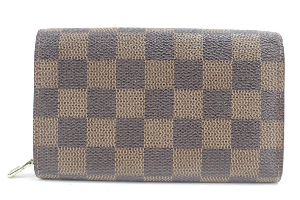Louis Vuitton Brown Damier Ebene Snap 20lk0116 Wallet For Sale 2
