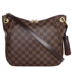 Louis vuitton Brown Damier Ebene South Bank Besace Crossbody Bag