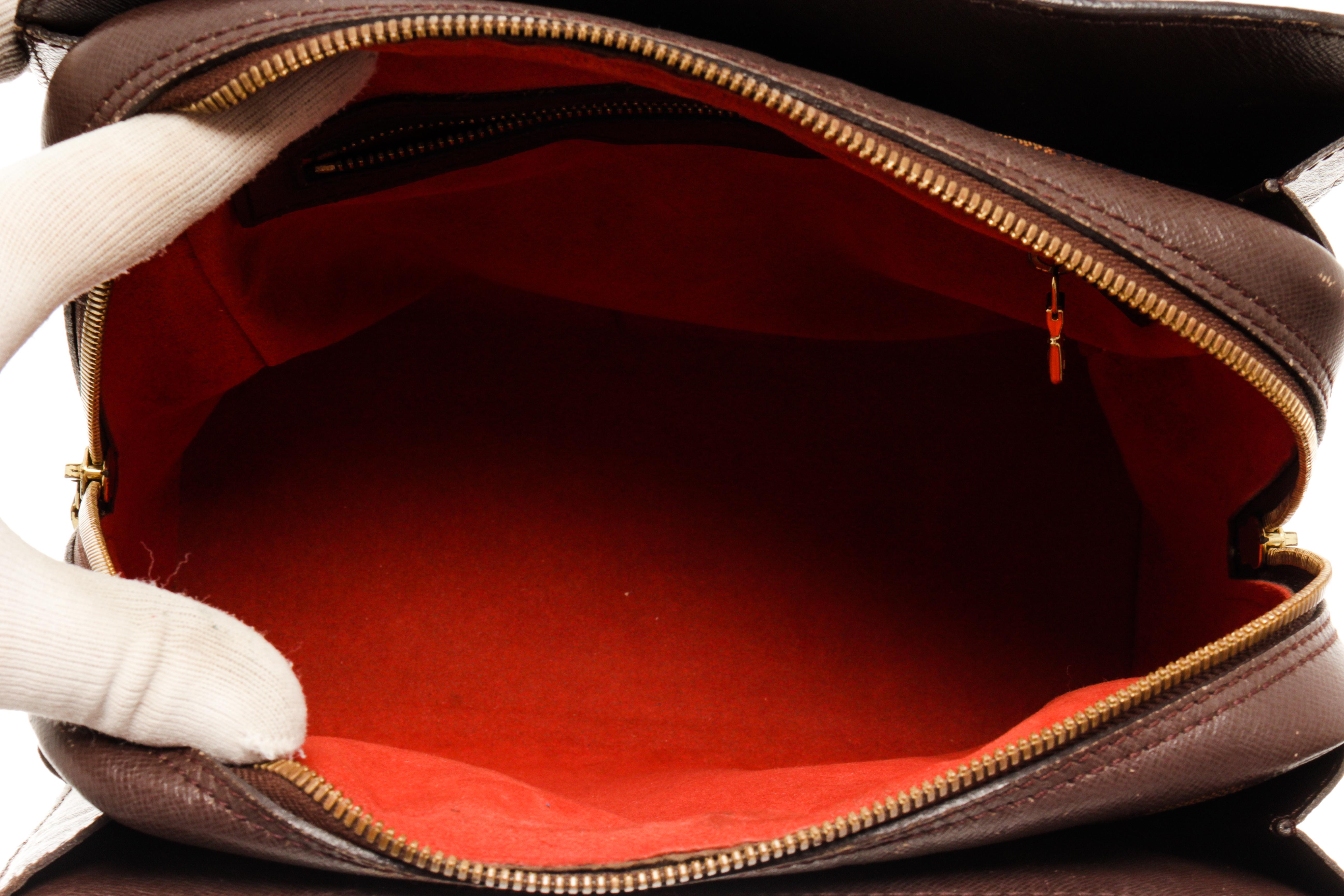 Louis Vuitton Brown Damier Ebene Triana Handbag 2