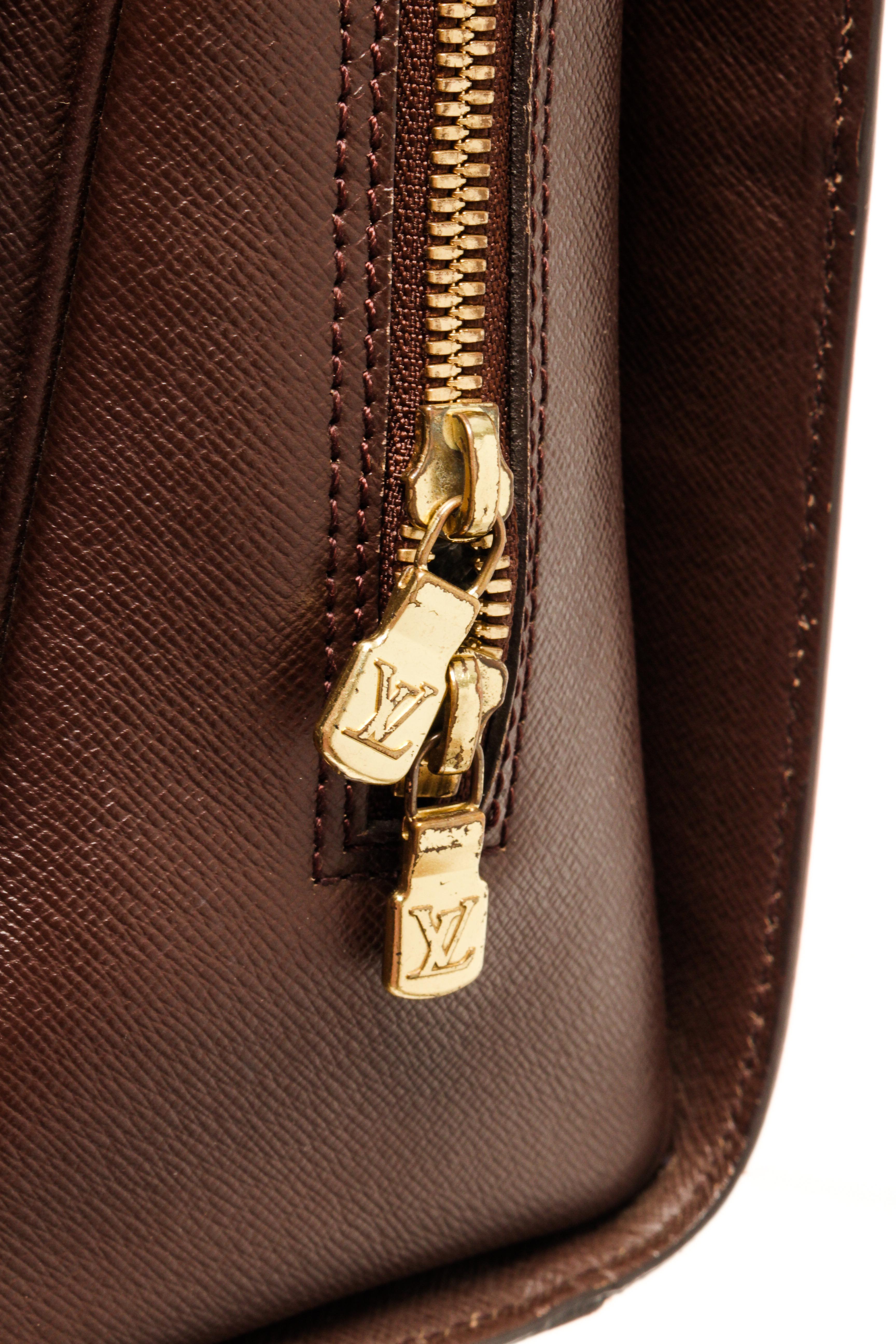 Louis Vuitton Brown Damier Ebene Triana Handbag 3