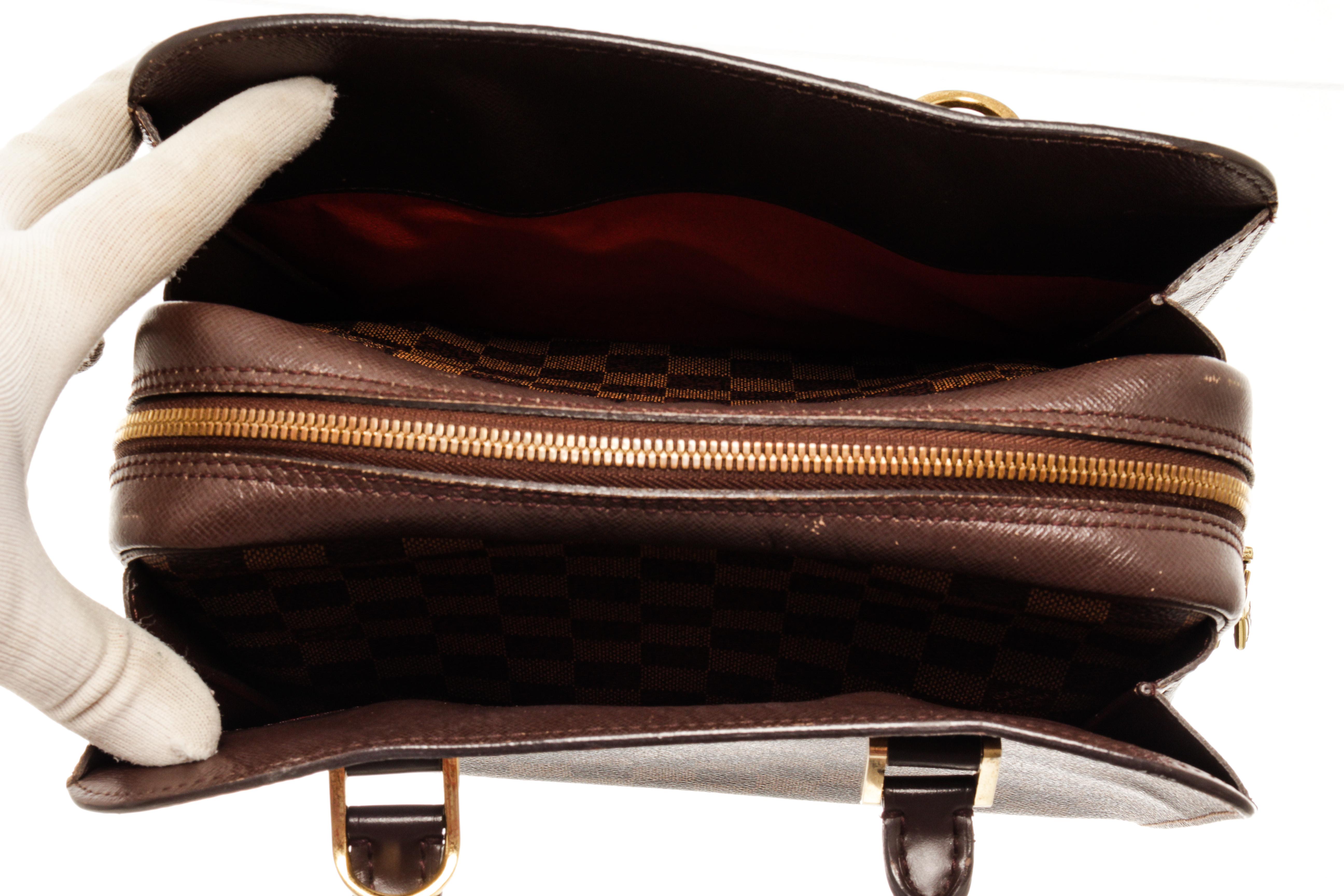 Louis Vuitton Brown Damier Ebene Triana Handbag 5