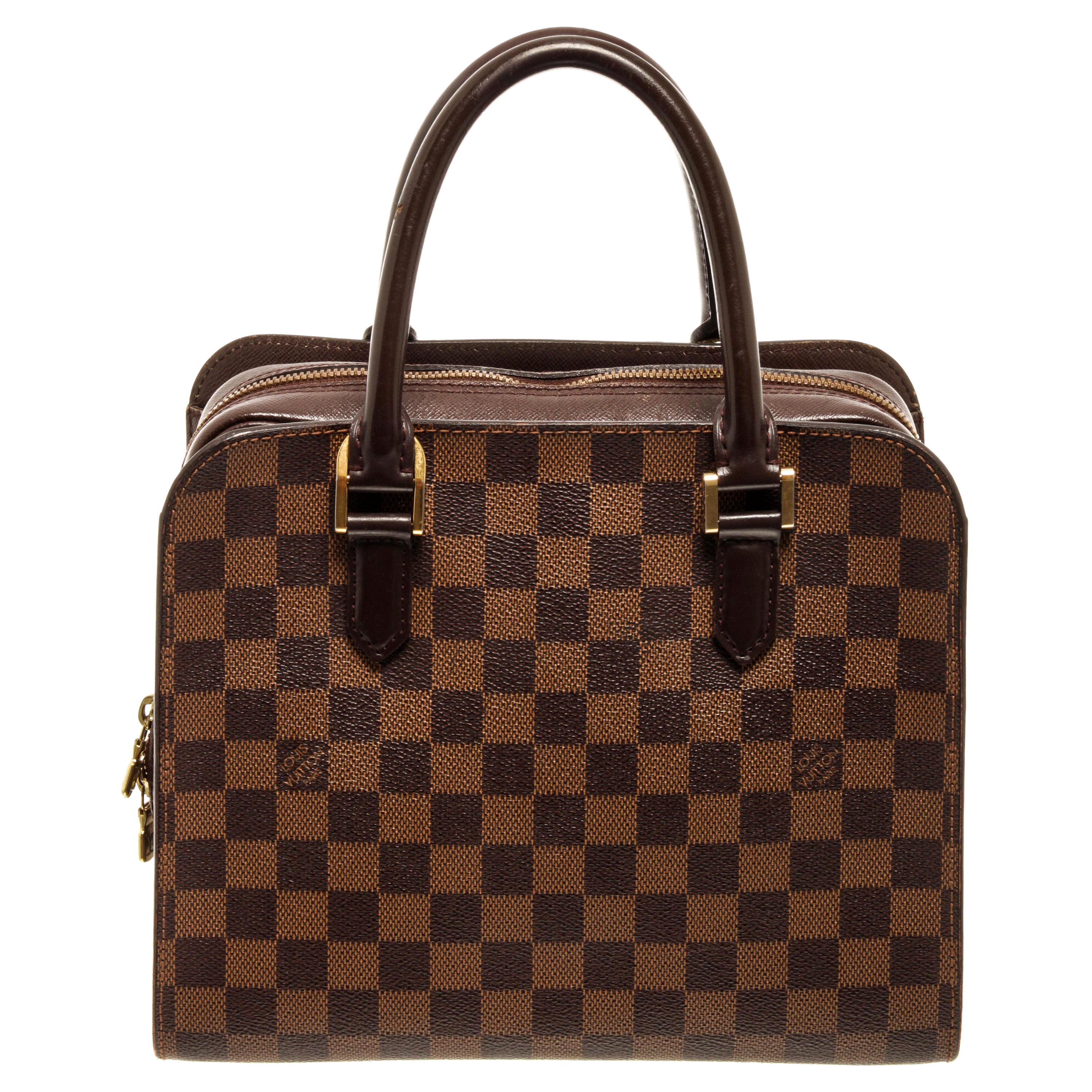 Louis Vuitton Brown Damier Ebene Triana Handbag