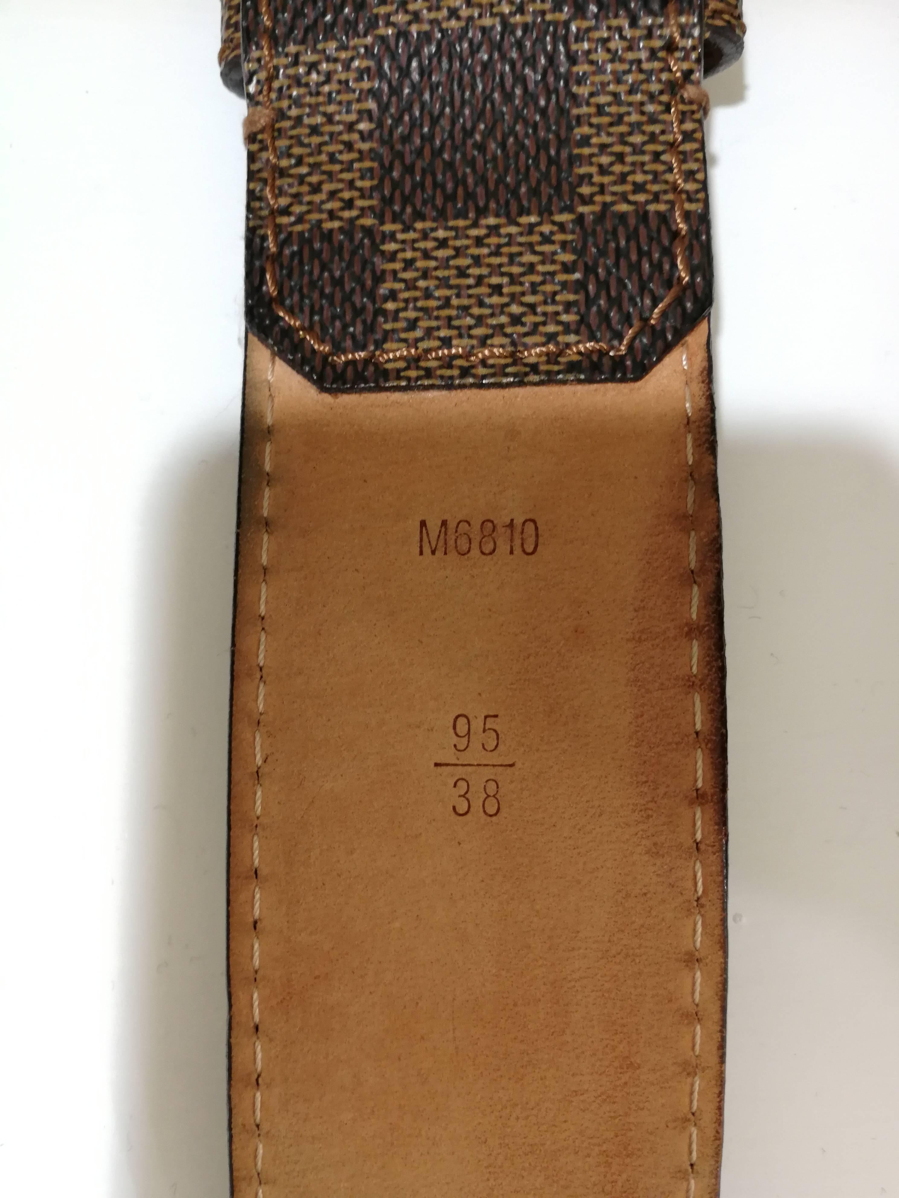 Louis Vuitton Brown Damier Inventeur Belt
TOTAL LENGHT 95 CM
SIZE 38