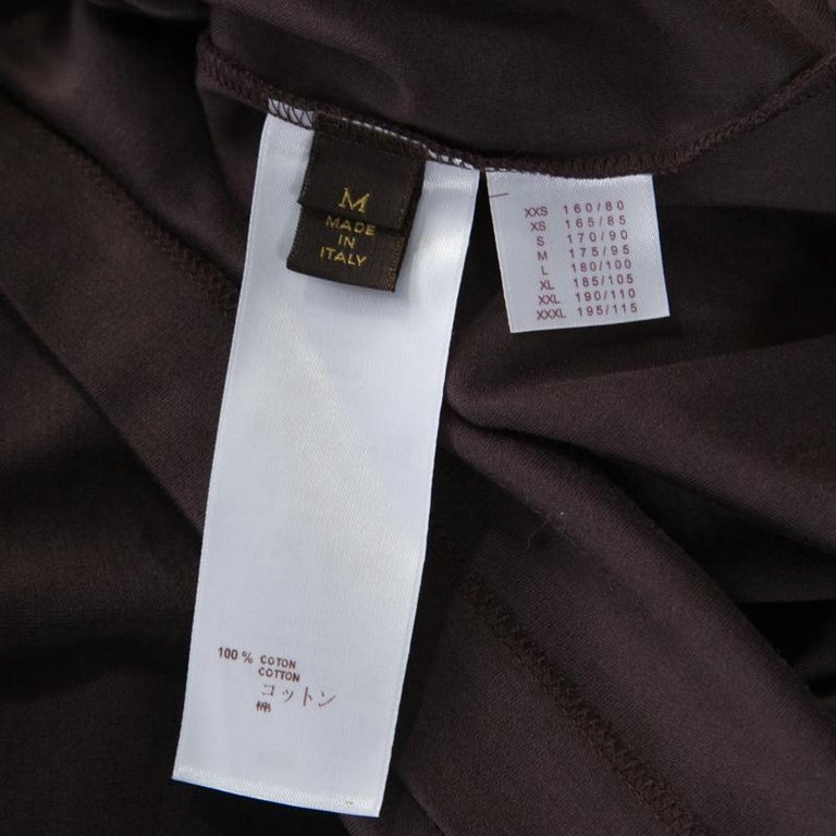 Louis Vuitton Brown Damier Pocket Trim Detail Short Sleeve T-Shirt M ...