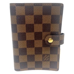 Louis Vuitton Brown Damier Print Agenda
