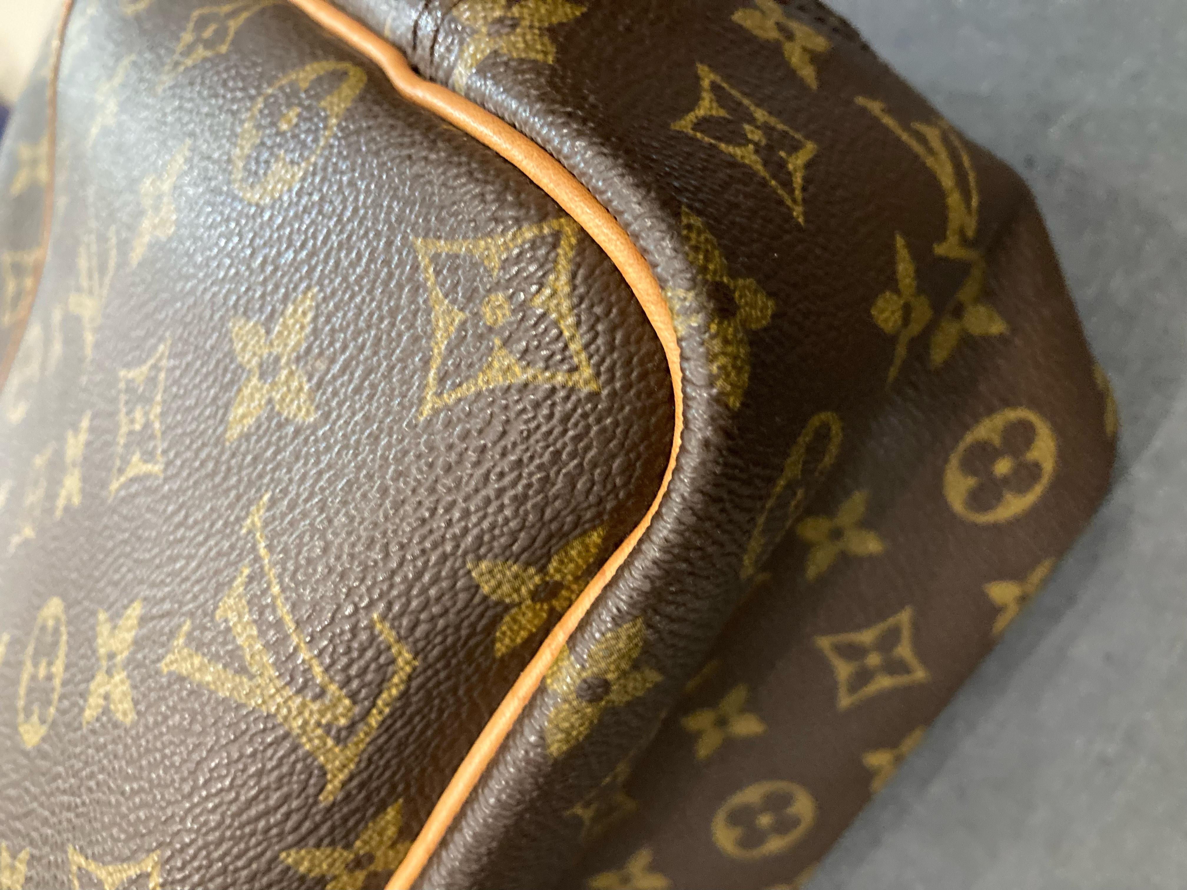 Louis Vuitton Brown Deauville Monogram Bag For Sale 1
