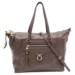 Louis Vuitton Brown Earth Monogram Empreinte Leather Lumineuse PM Bag