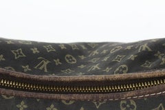 Louis Vuitton Brown Ebene Monogram Mini Lin Manon MM Artsy Hobo Galliera Bag 927