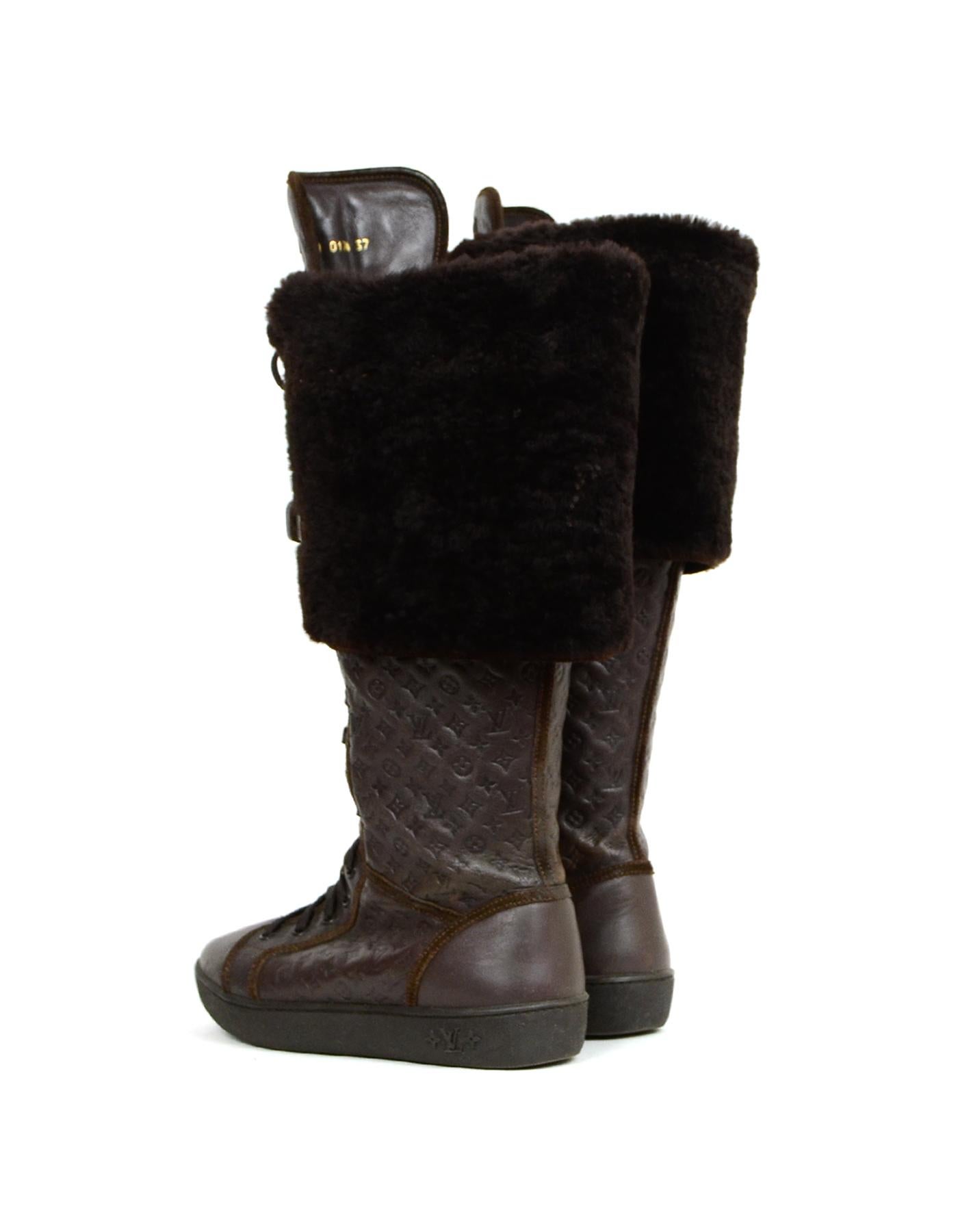 lv shearling boots