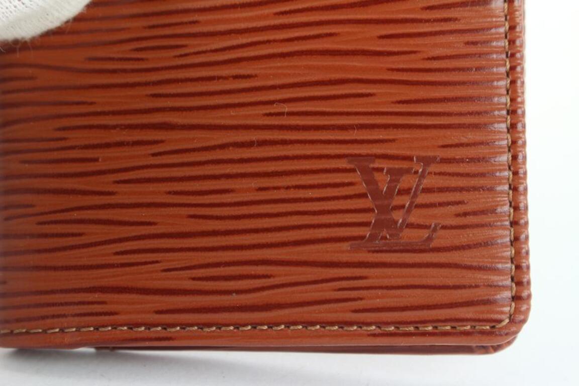 Louis Vuitton Brown Epi Card Holder Porte Cartes Wallet Case 91lvs427 4