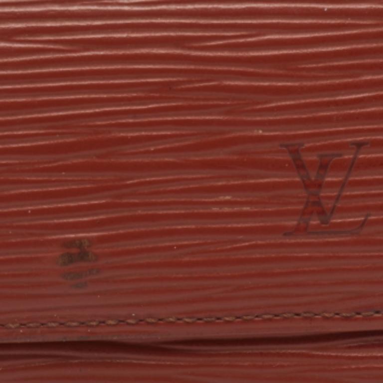 Louis Vuitton Brown Epi Leather 4 Key Holder For Sale 4