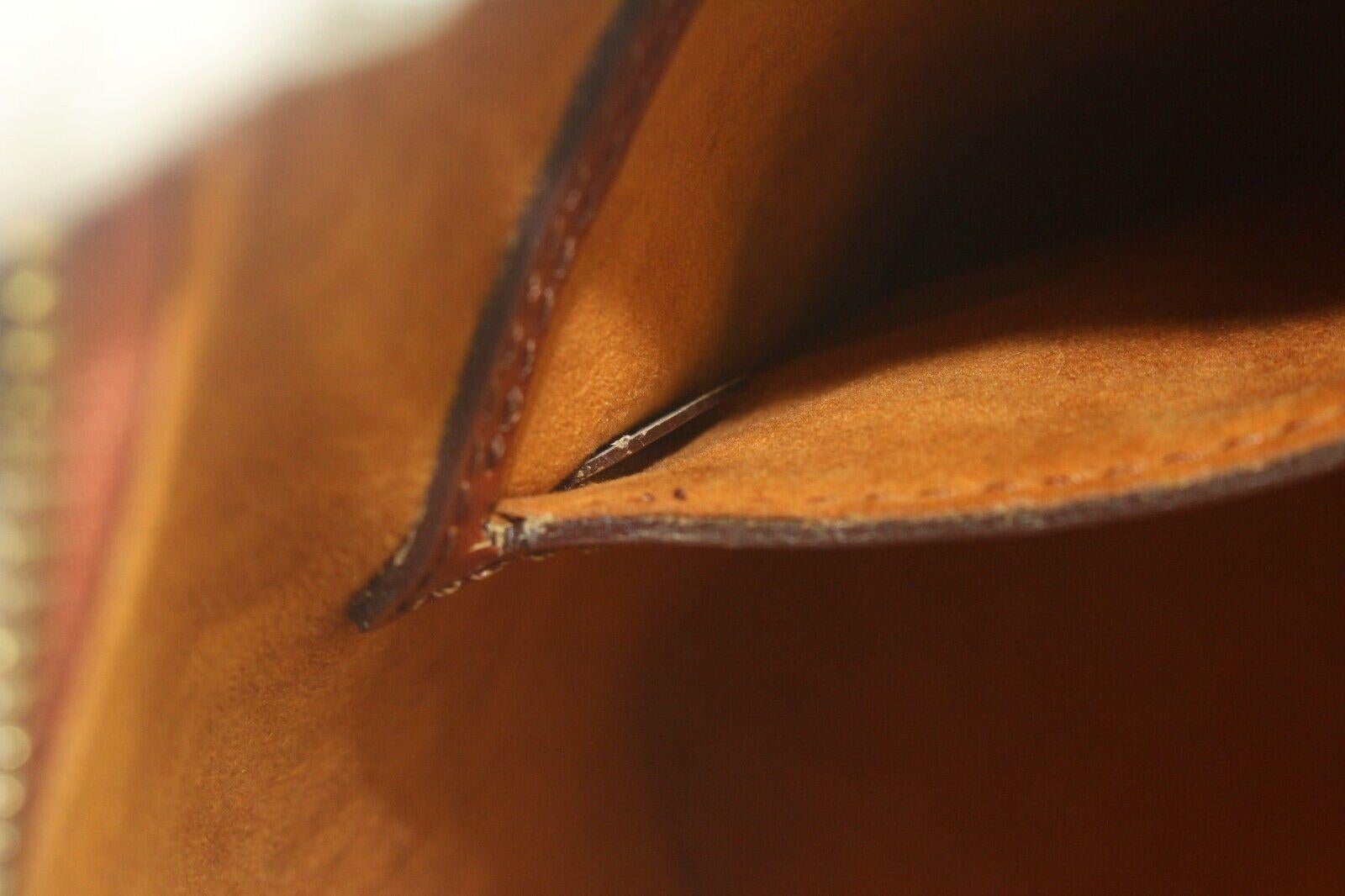 Women's Louis Vuitton Brown Epi Leather Alma Kenyan Fawn Cognac 1LV82K