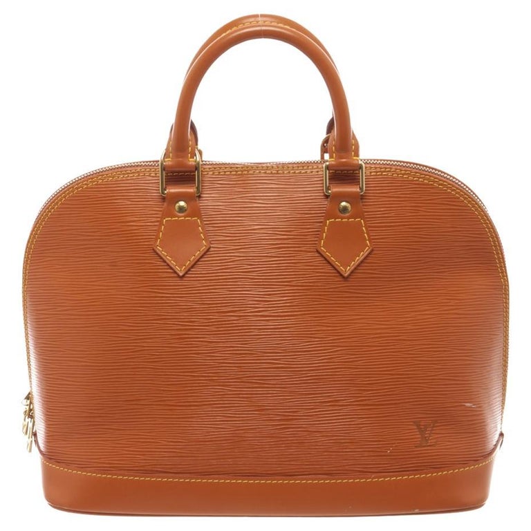 1991 Louis Vuitton Brown Epi Leather Travel Bag