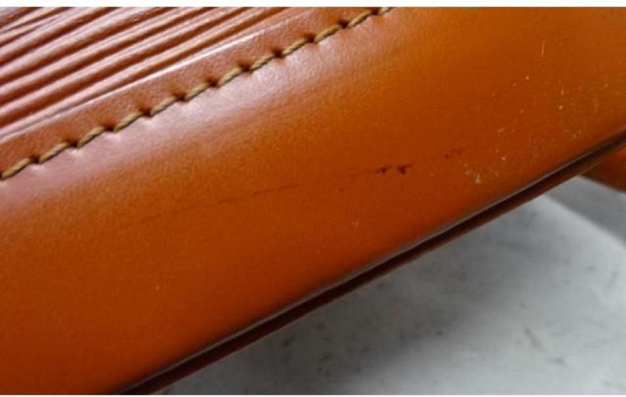 Louis Vuitton Brown Epi Leather Alma PM with Strap Bandouliere 58LV713 4
