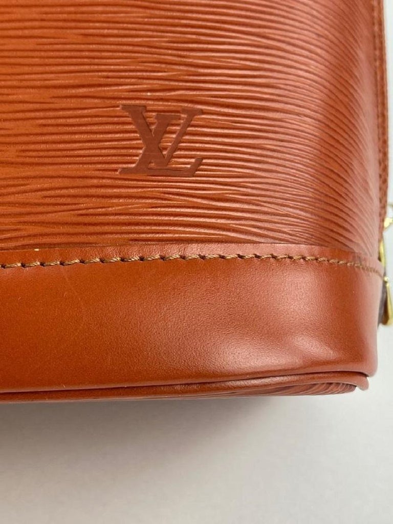 Auth Louis Vuitton Epi Brown Leather Adjustable Strap 0J210190n