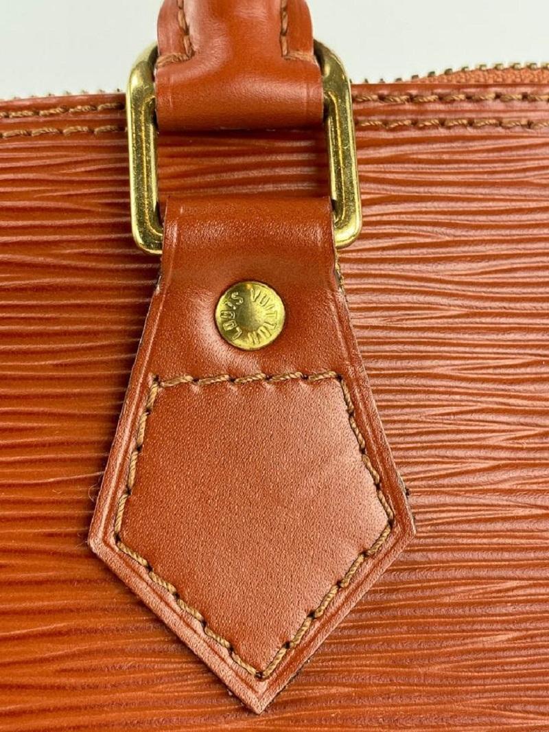 Women's Louis Vuitton Brown Epi Leather Alma PM with Strap Bandouliere 58LV713