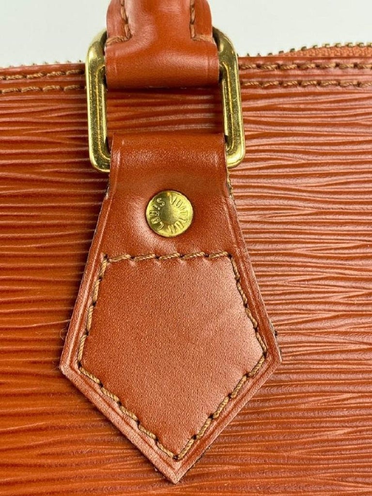 Louis Vuitton Brown Epi Leather Alma PM with Strap Bandouliere