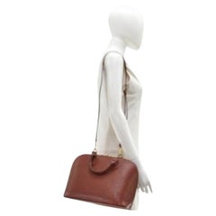 Louis Vuitton Epi Alma PM - Brown Handle Bags, Handbags - LOU780167