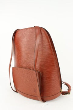 Louis Vuitton Brown Epi Leather Gobelins Backpack 93lv7