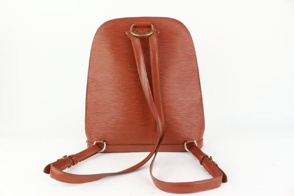 Louis Vuitton Brown Epi Leather Gobelins Backpack 93lv7 4