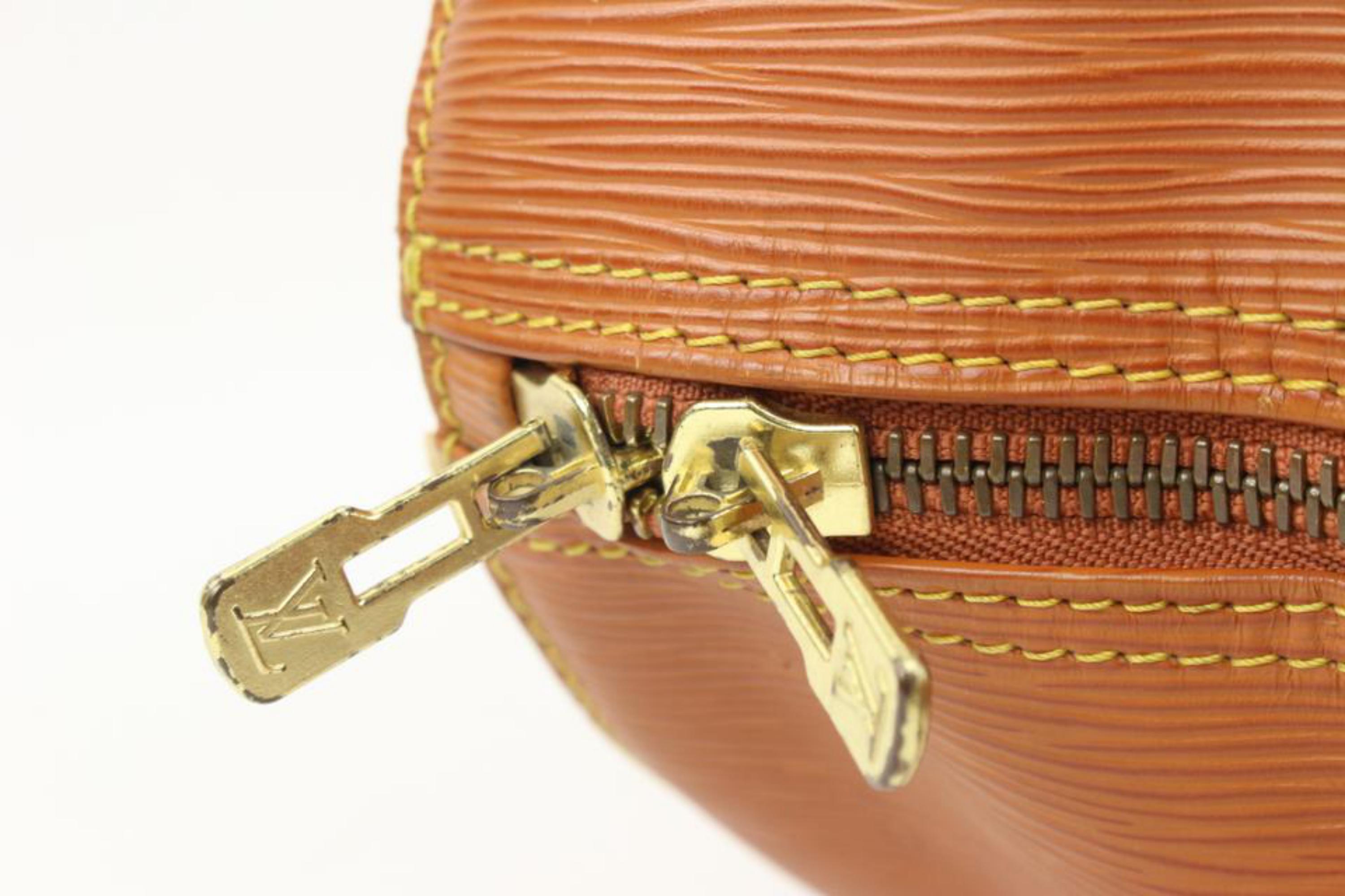 Women's or Men's Louis Vuitton Brown Epi Leather Keepall 50 Duffle Bag 35lv223s