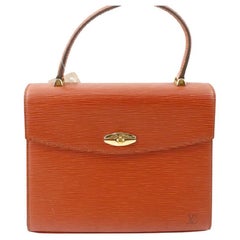 Louis Vuitton Brown Epi Leather Malesherbes Bag