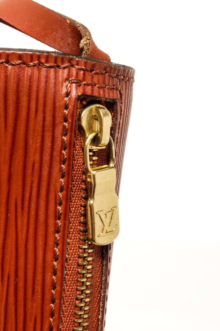 Louis Vuitton Brown Epi Leather Mini Papillon For Sale at 1stDibs