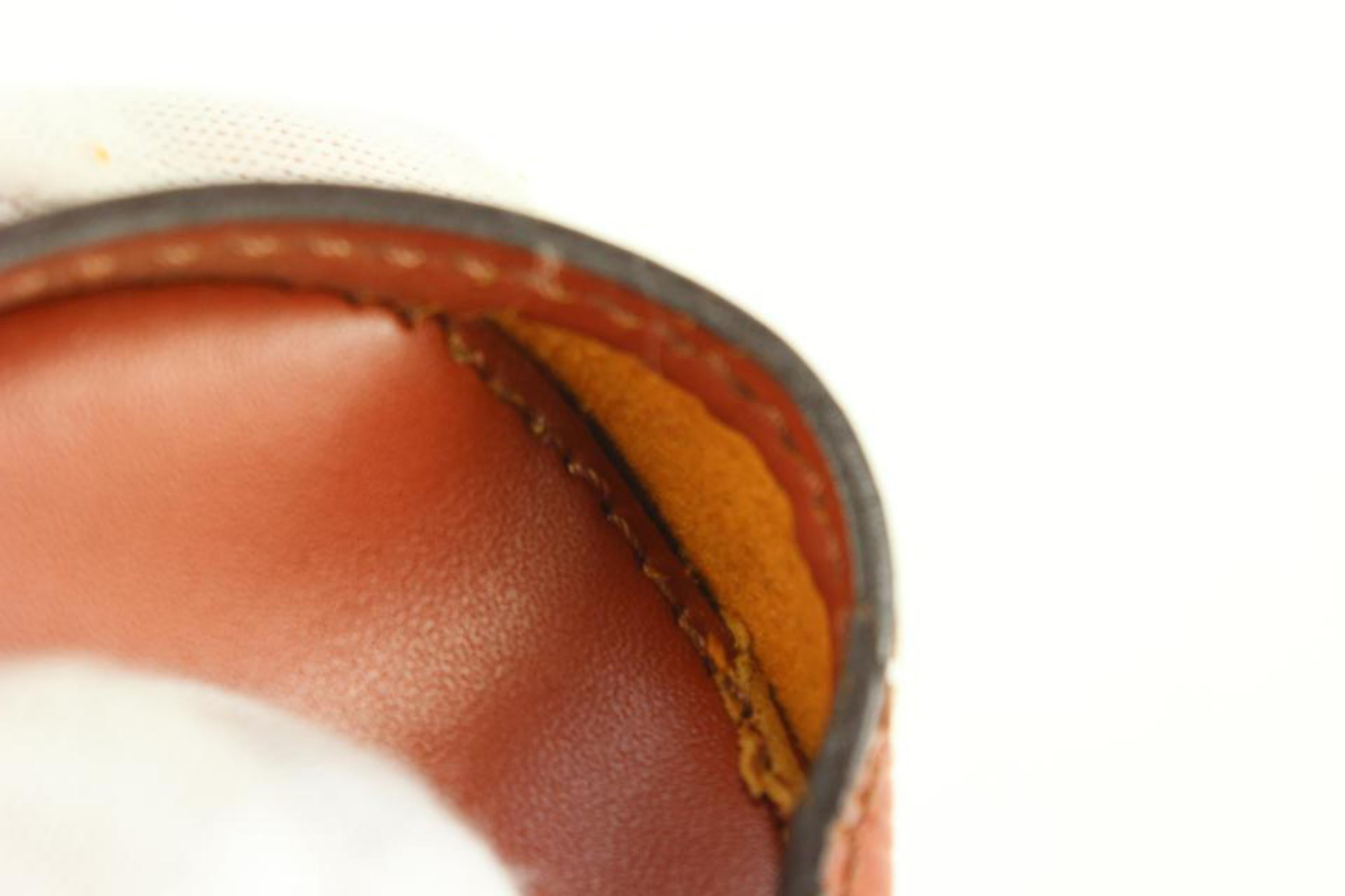Louis Vuitton Brown Epi Leather Mini Soufflot Papillon Wristlet Pouch 31lk62s 2