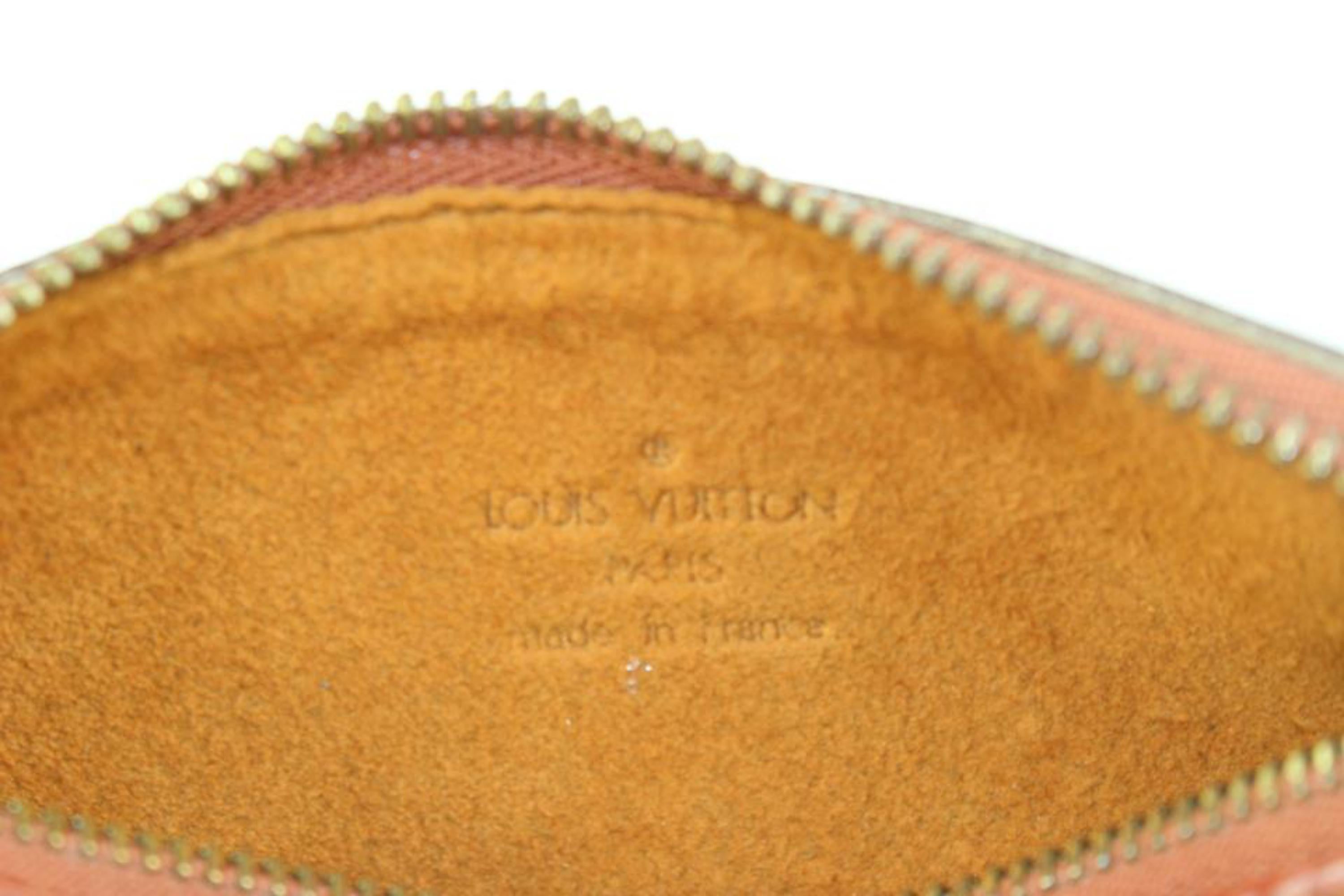 Louis Vuitton Brown Epi Leather Mini Soufflot Papillon Wristlet Pouch 31lk62s 5