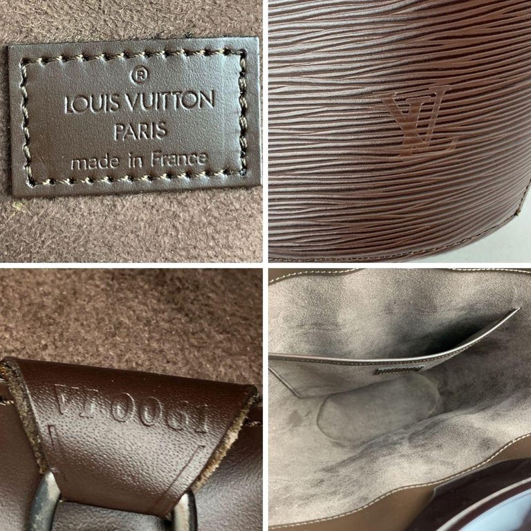 Louis Vuitton LC12 Louis Vuitton Noctambule Dark Brown Epi Leather