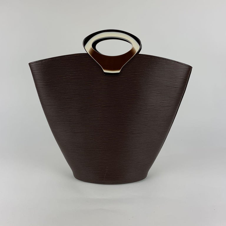 leather noctambule tote bag