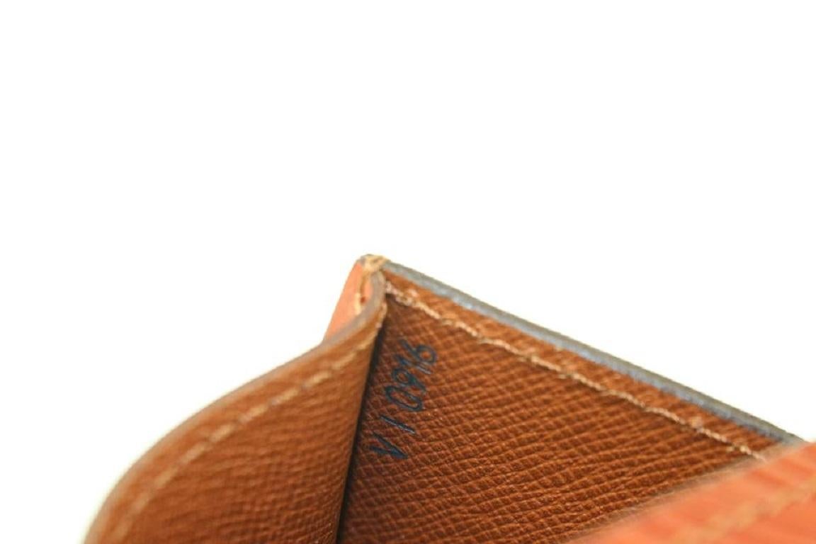  Louis Vuitton Brown Epi Leather Pochette Art Deco Envelope Clutch Bag 48lvs723 Pour femmes 