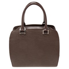 Louis Vuitton Pont Neuf PM Tasche aus braunem Epi Leder