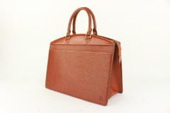 Louis Vuitton Brown Epi Leather Riviera Vanity Tote Bag 99lv69