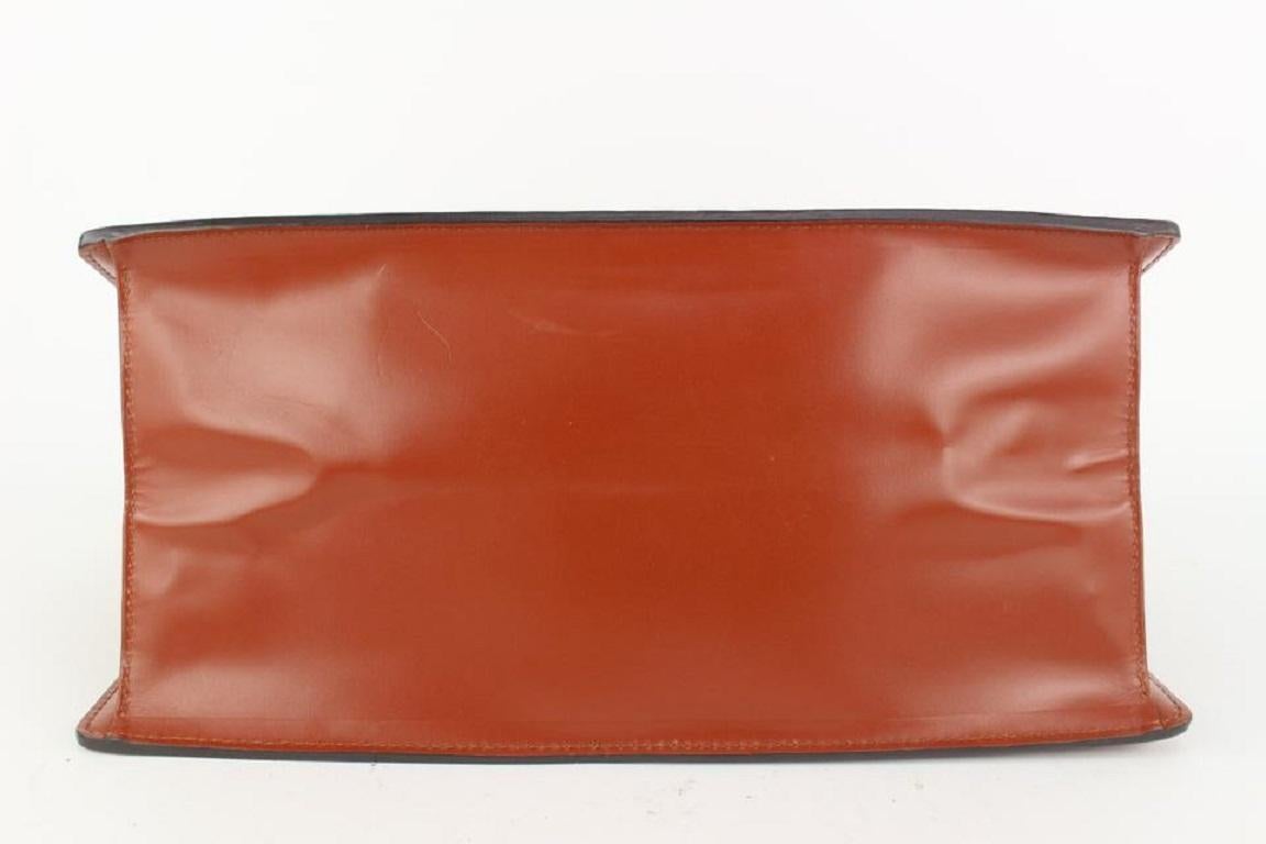 Louis Vuitton Brown Epi Leather Riviera Vanity Tote Bag 99lv69 4