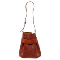 Louis Vuitton Brown Epi Leather Sac D'epaule