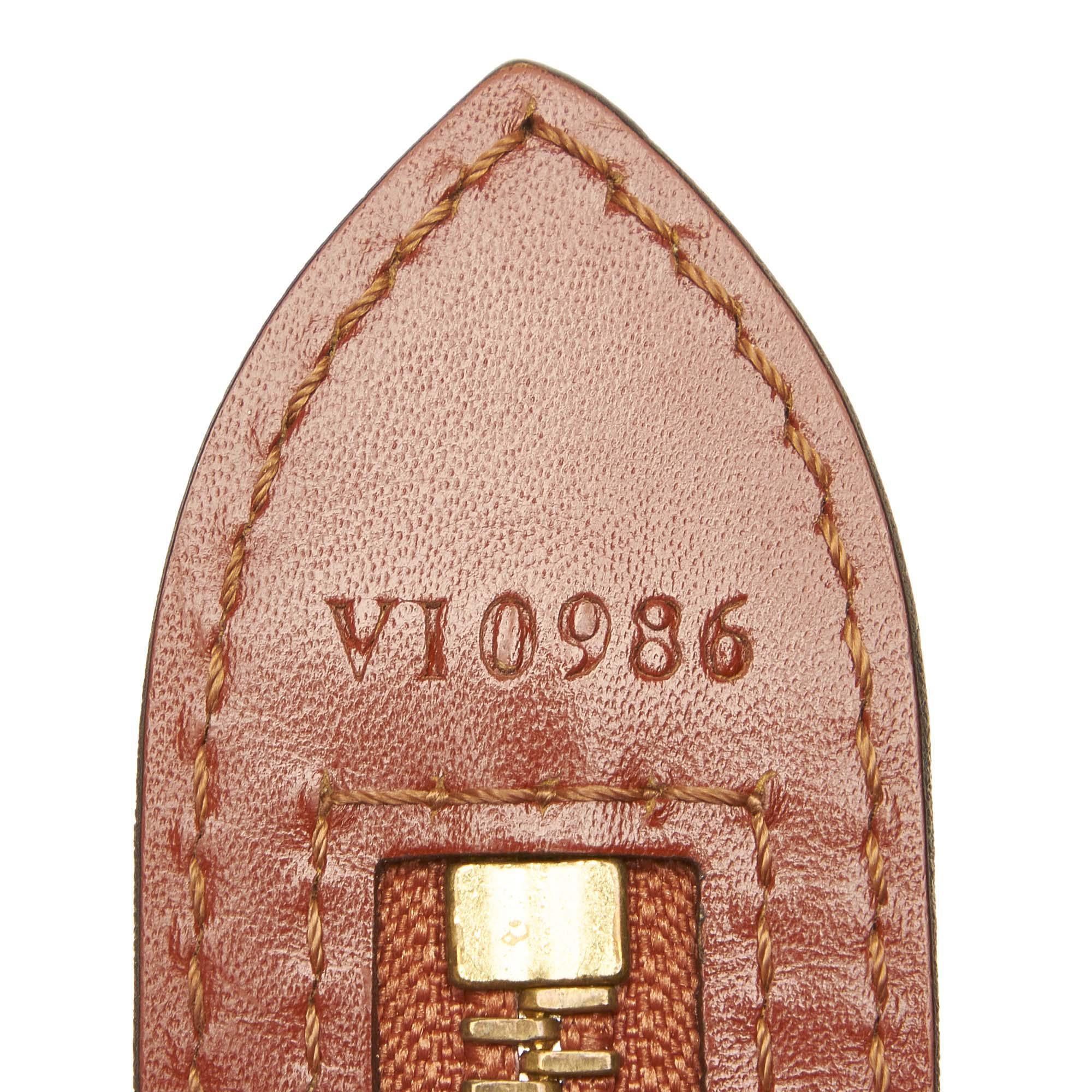 Women's or Men's Louis Vuitton Brown Epi Leather Saint Jacques Shoulder Bag
