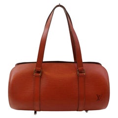 Louis Vuitton - Sac Soufflot Papillon en cuir épi marron 862893