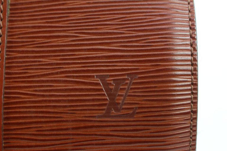 Papillon cloth handbag Louis Vuitton Brown in Cloth - 38182837