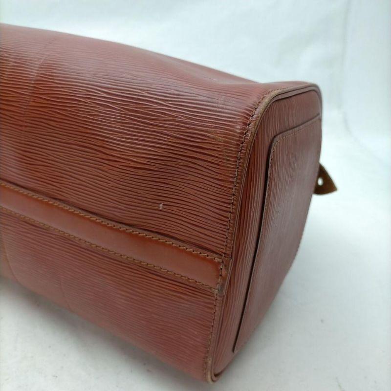 Louis Vuitton Brown Epi Leather Speedy 30 Boston Bag 863226 8