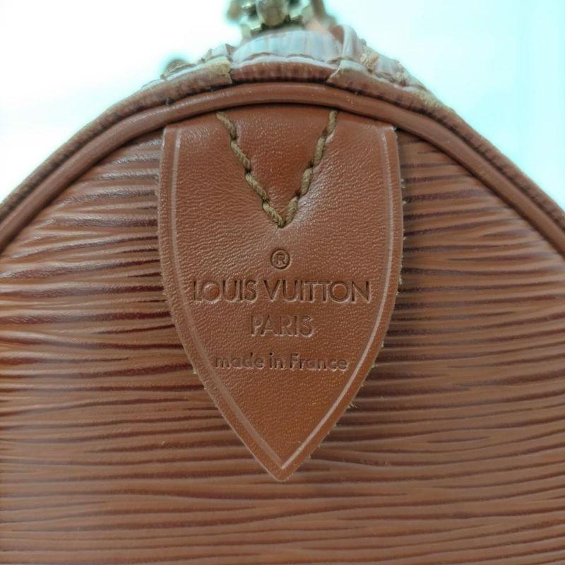 Louis Vuitton Brown Epi Leather Speedy 30 Boston Bag 863226 1