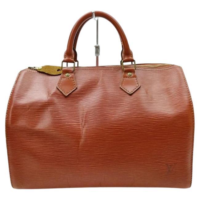 Louis Vuitton Brown Epi Leather Speedy 30 Boston Bag 863226