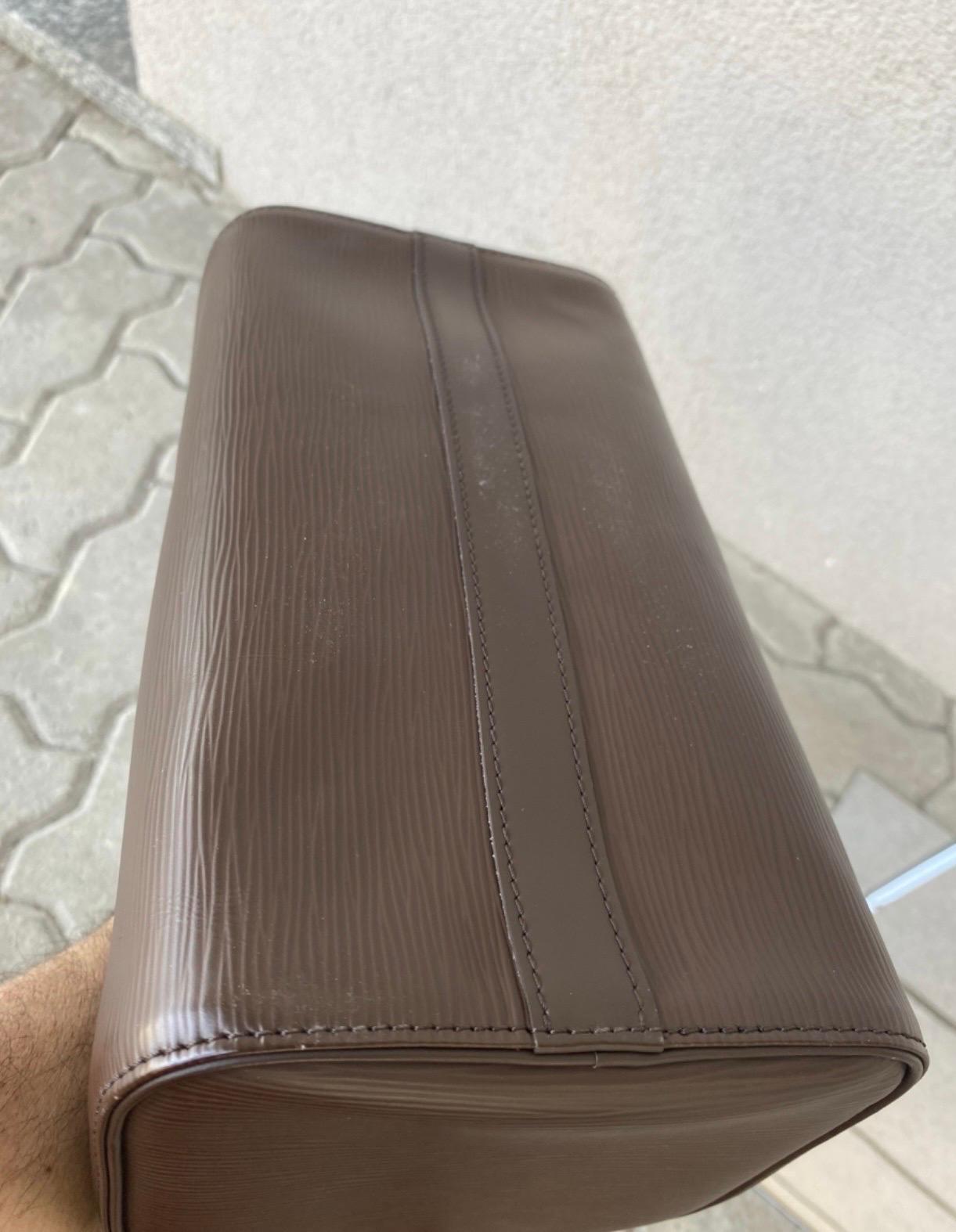 Louis Vuitton brown epi leather Speedy Bag 2