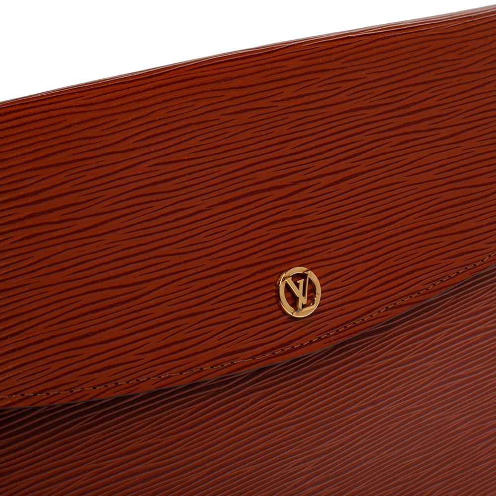Louis Vuitton Brown Epi Leather Vintage Montaigne Clutch 1
