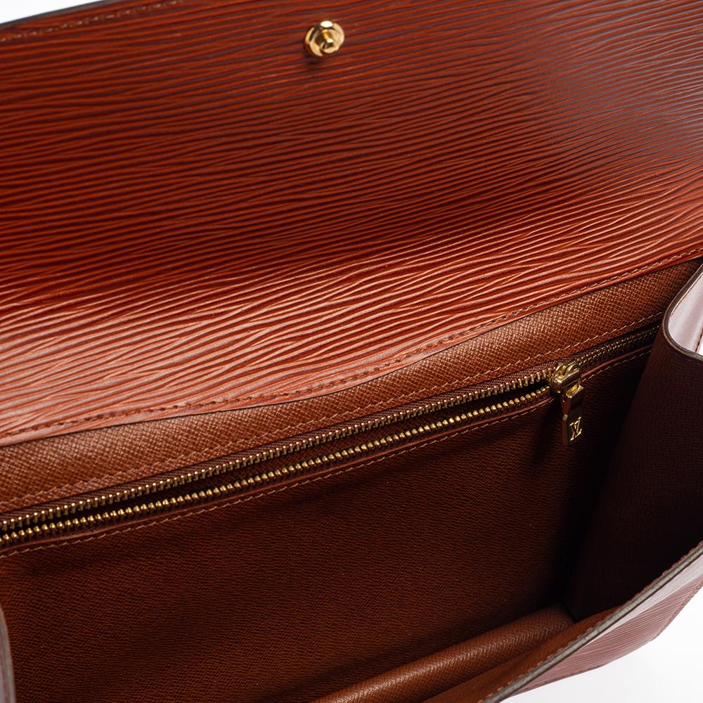 Louis Vuitton Brown Epi Leather Vintage Montaigne Clutch 3