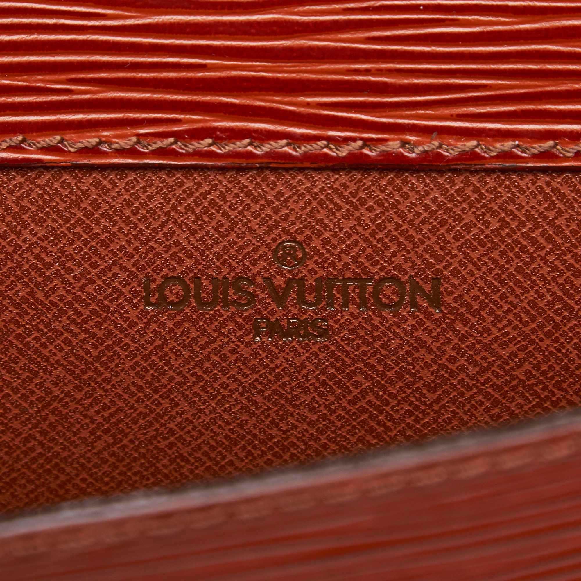 Louis Vuitton Brown Epi Porte Documents Senateur 1